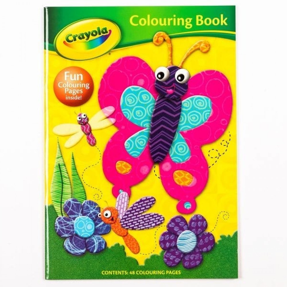 Crayola Butterfly Colouring Book Funkworks