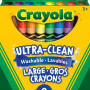 Crayola Ultra-Clean Washable Large Crayons 8 Pack