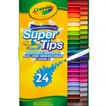 Crayola Supertips Markers 24 Pack