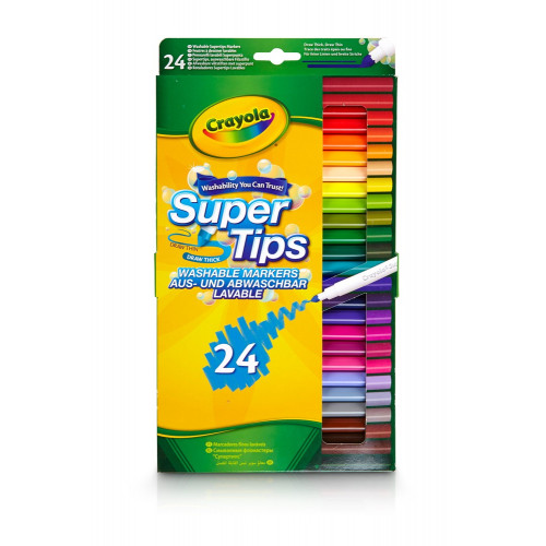 Crayola Supertips Markers 24 Pack Crayola Supertips Markers 24 Pack