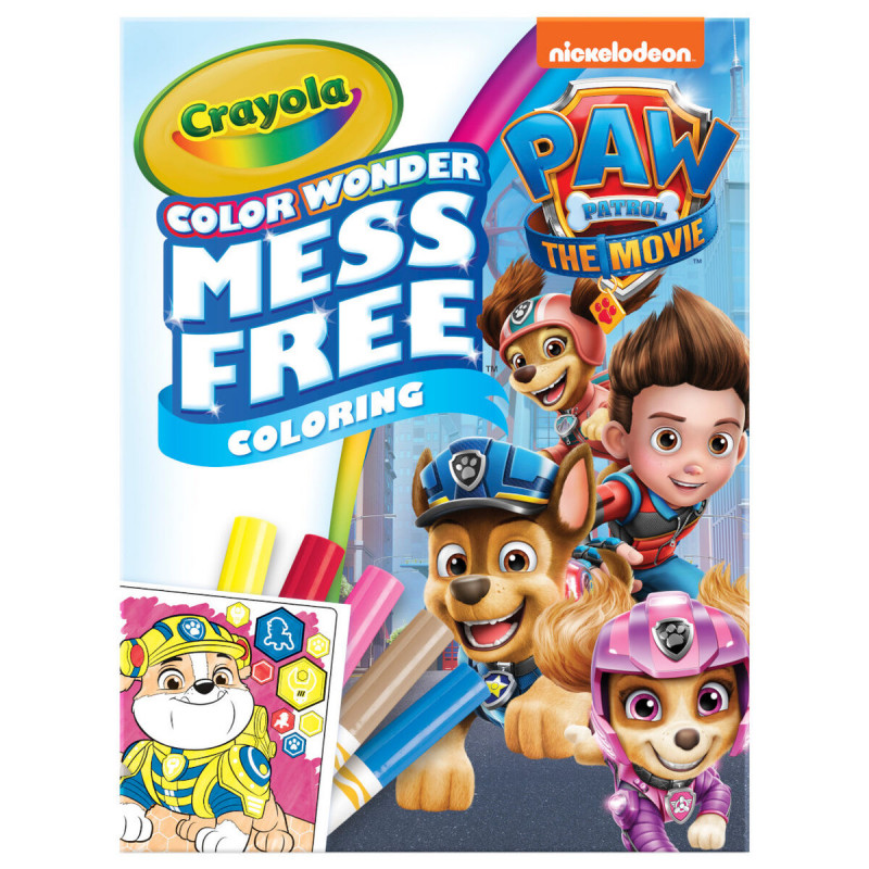 Crayola Colour Wonder Mess Free Colouring PAW Patrol The Movie