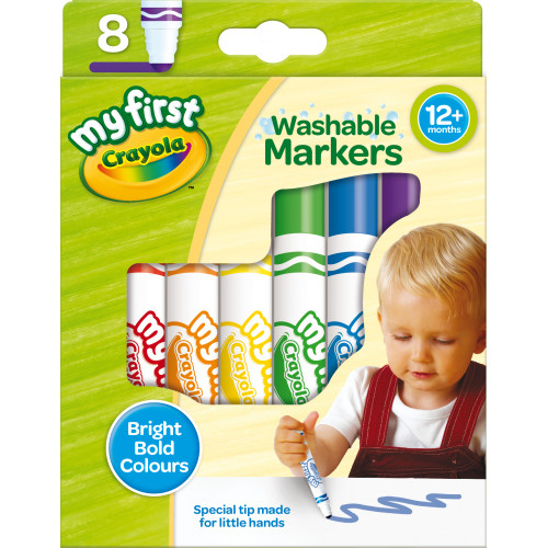Crayola My First Washable Markers 8 Pack Crayola My First Washable Markers 8 Pack