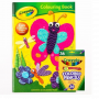 Crayola Colouring Set -  Butterfly Book - 36 Coloured Pencils