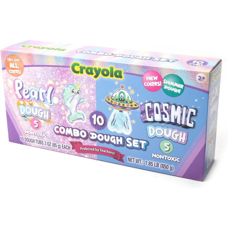Crayola Silly Scents Pearl and Cosmic Dough 10 Pack