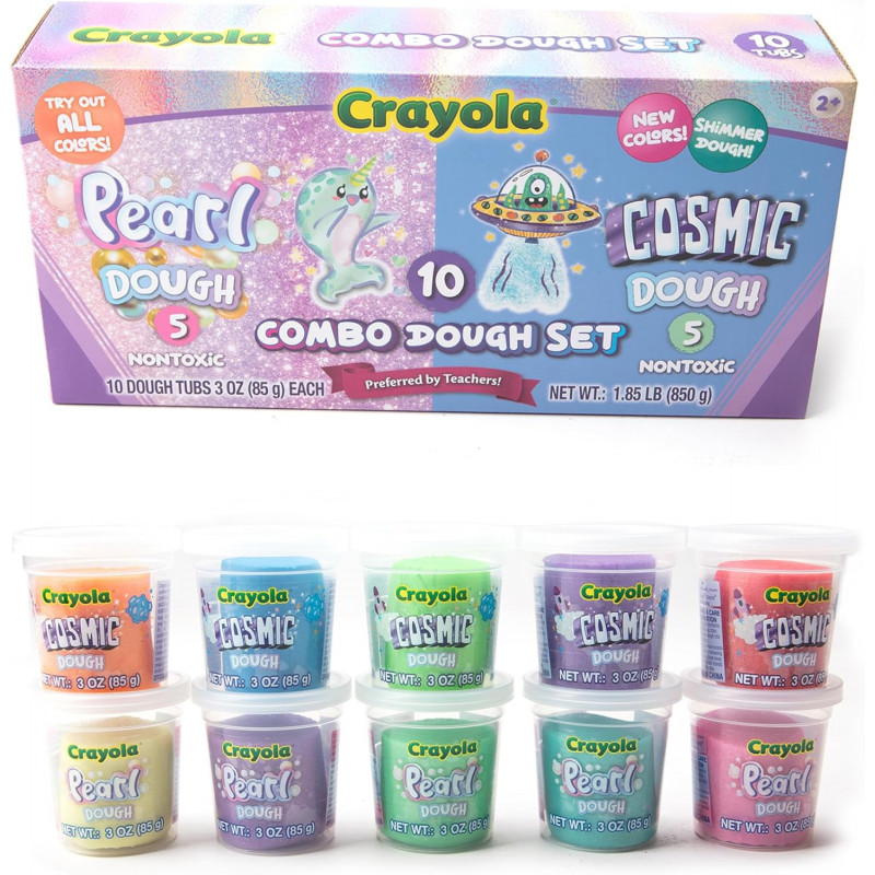 Crayola Silly Scents Pearl and Cosmic Dough 10 Pack