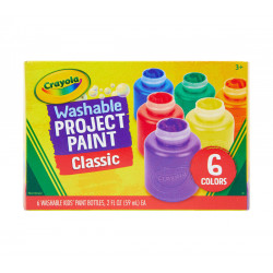 Crayola Washable Kids Paints 6 Pack Crayola Washable Kids Paints 6 Pack