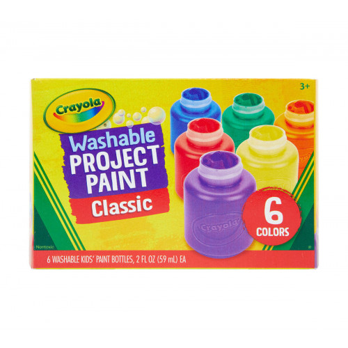 Crayola Washable Kids Paints 6 Pack Crayola Washable Kids Paints 6 Pack
