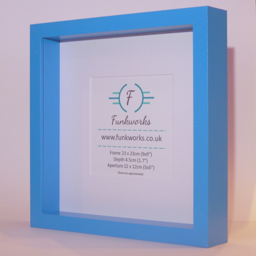 Blue - Box Photo Frame 9 x 9 Inch (23cmx23cm) Blue - Box Photo Frame 9 x 9 Inch (23cmx23cm)