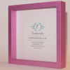 Glitter Pink - Box Photo Frame 9 x 9 Inch (23cmx23cm)