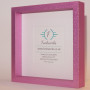 Glitter Pink - Box Photo Frame 9 x 9 Inch (23cmx23cm)