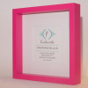 Pink - Box Photo Frame 9 x 9 Inch (23cmx23cm)