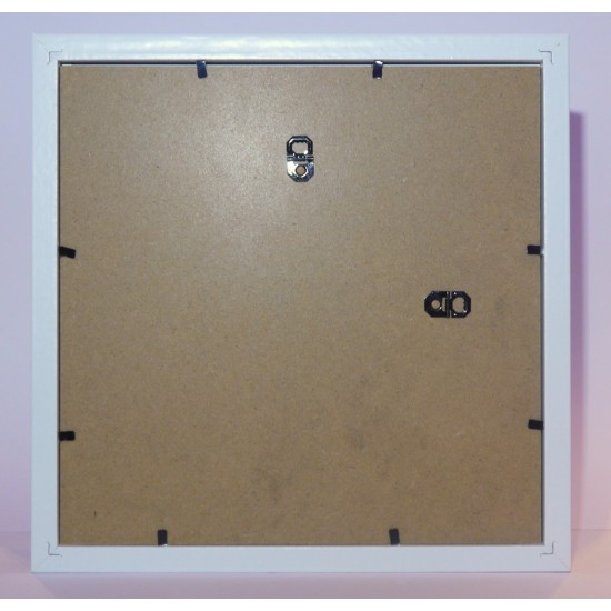 White - Box Photo Frame 9 x 9 Inch (23cmx23cm)