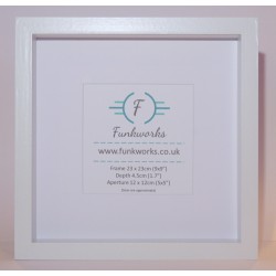 White - Box Photo Frame 9 x 9 Inch (23cmx23cm)