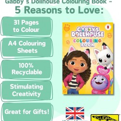 Gabby's Dollhouse Colouring Book