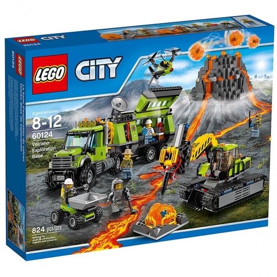 LEGO City 60124: Volcano Exploration Base 