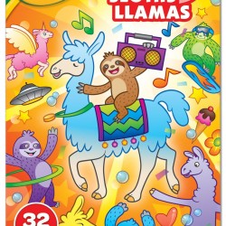 Crayola Sloths Love Llamas 32 Page Colouring Book