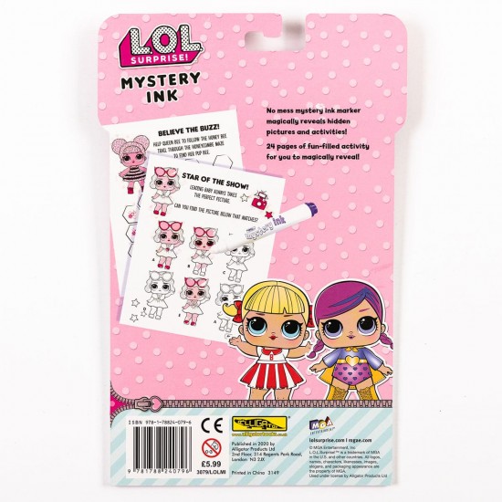 L.O.L. SURPRISE Mystery Ink activity book