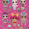 L.O.L Surprise Character Foiled Stickers